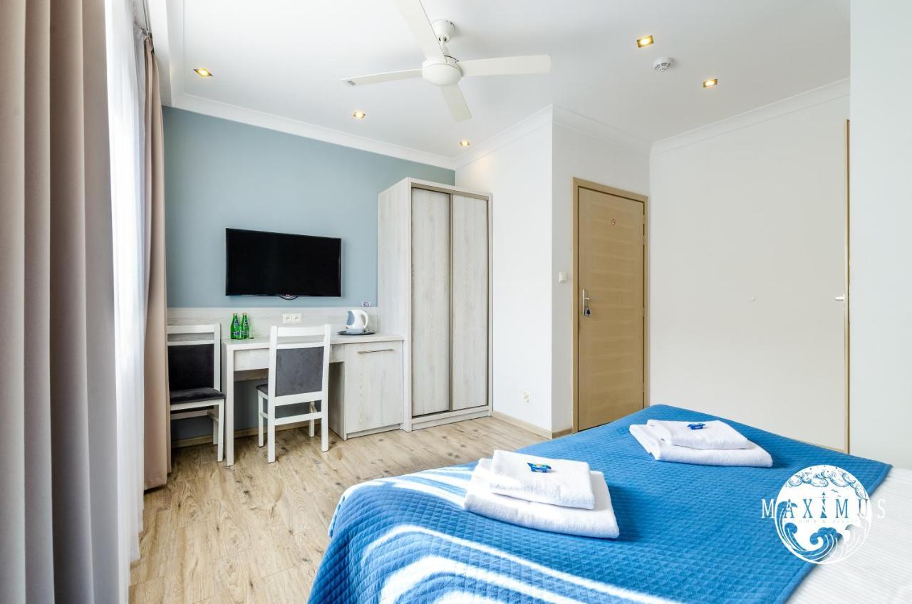 Maximus Hotell Ustka Exteriör bild